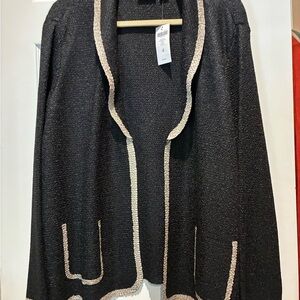 Chico Women’s Blazer in Black Size 4 (18)